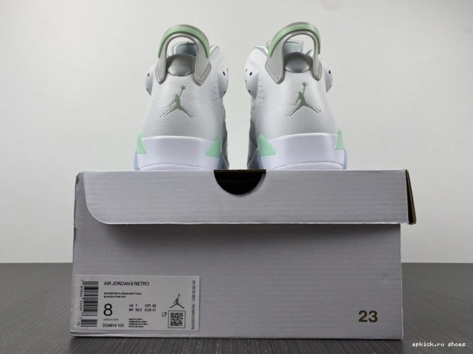 Rep 4034 DQ4914- Foam Mint Jordan6 Efficient 1013